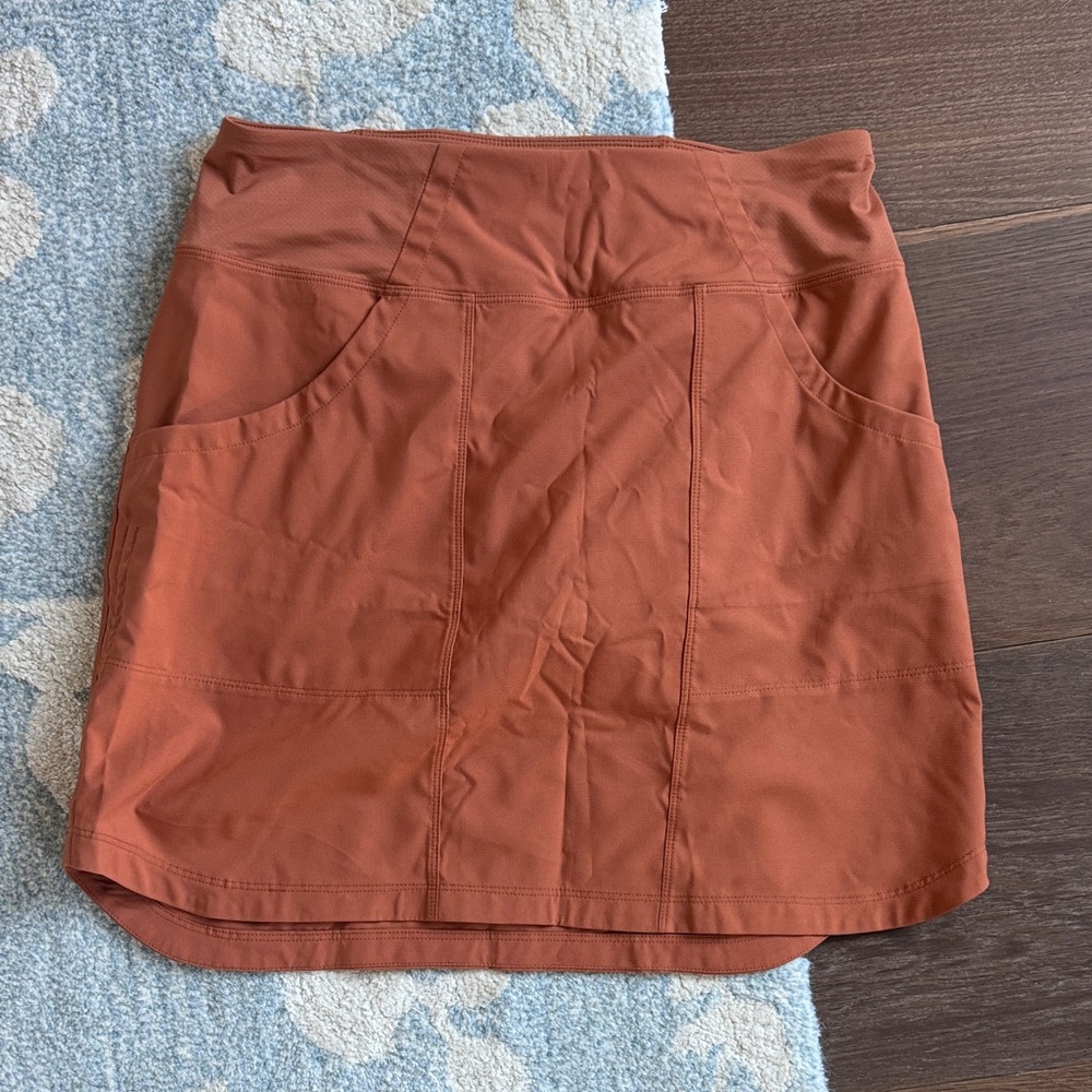 Patagonia Rust Orange Mini Skirt